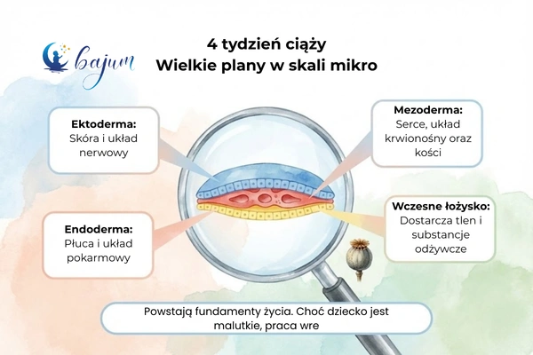 Zarodek w 4 tygodniu ciąży – jak wygląda dziecko